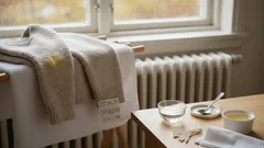 Varför får kläder gula fläckar när du torkar dem på element? Här är lösningen